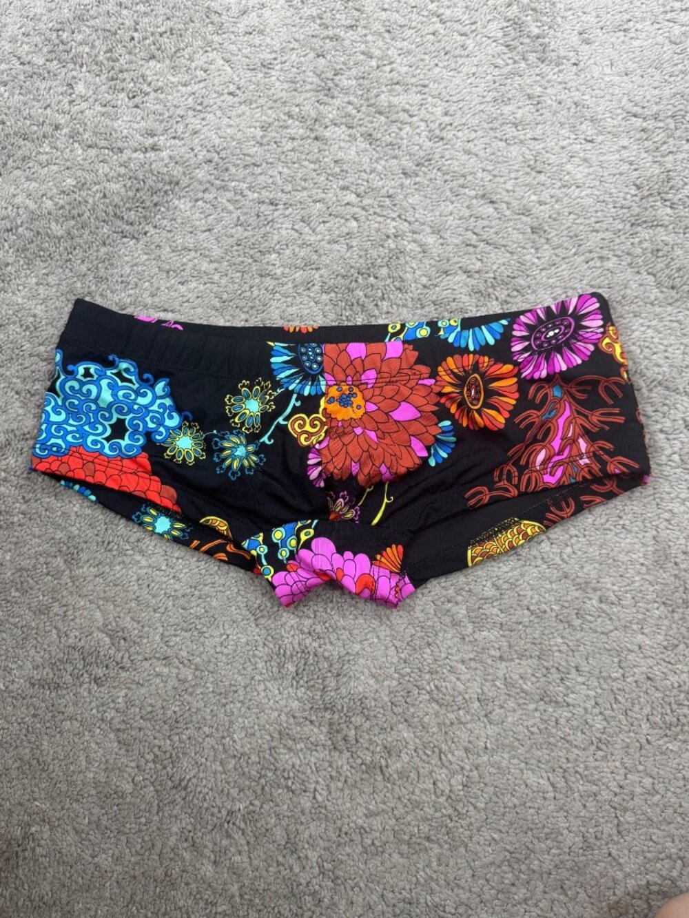 Mr Turk Mens Swim Briefs Trunks Shorts Electric Reef Sz Small